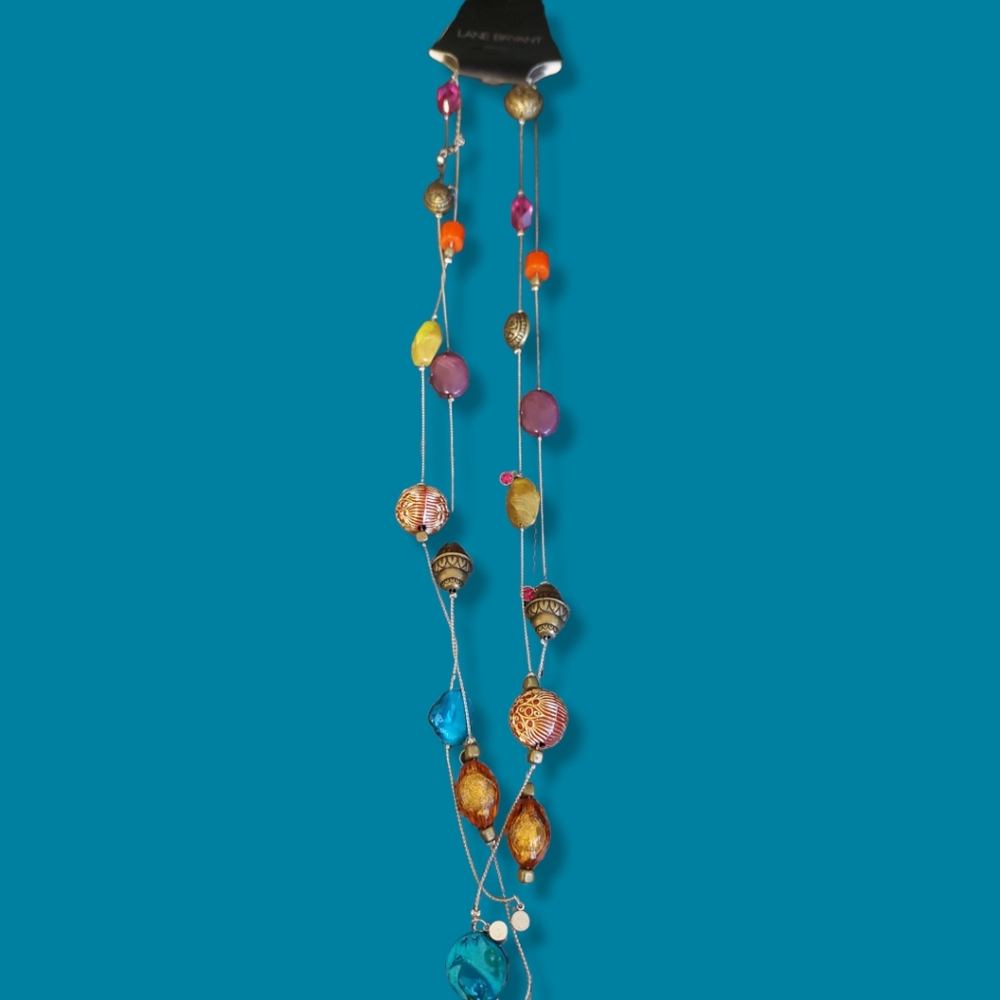 Lane Bryant Multi Charm Two Layered Necklace